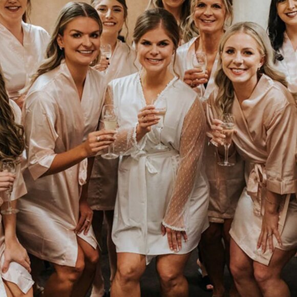 90% NEW VICTORIAS SECRET ROBE, SIZE S - Picture 3 of 8